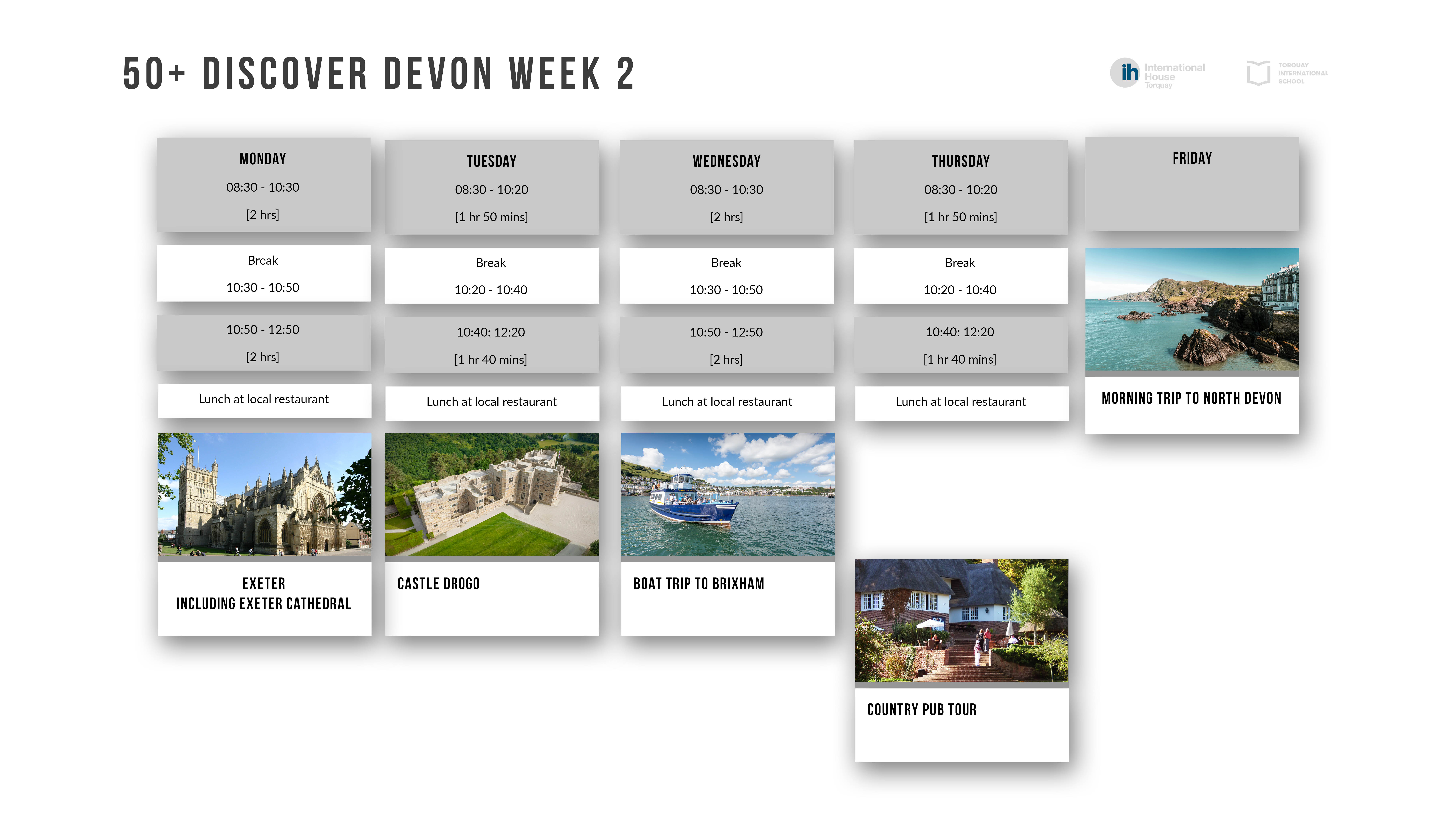 50+ Discover Devon week 2